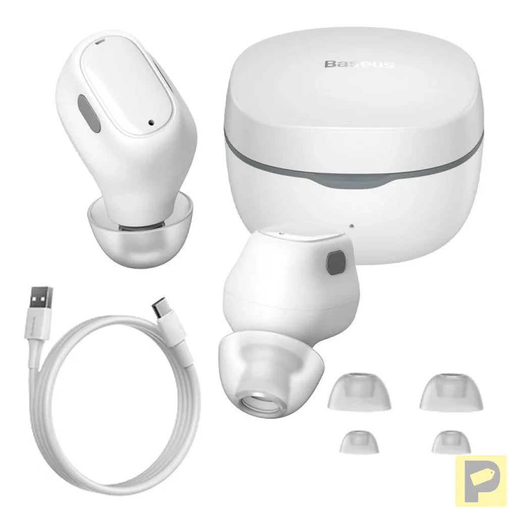 Earphones TWS  Baseus Bowie WM01 (white)