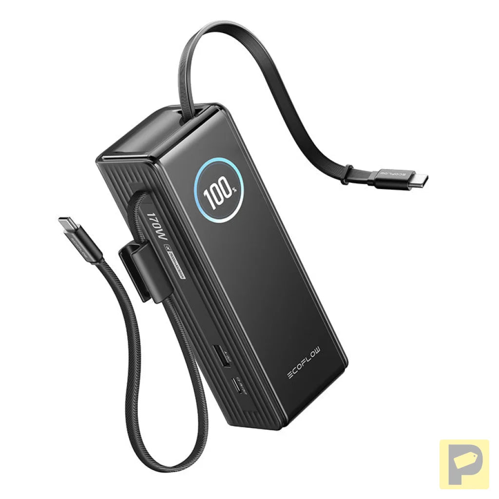 EcoFlow RAPID Powerbank 25000mAh, 170W (built-in 100W cables).