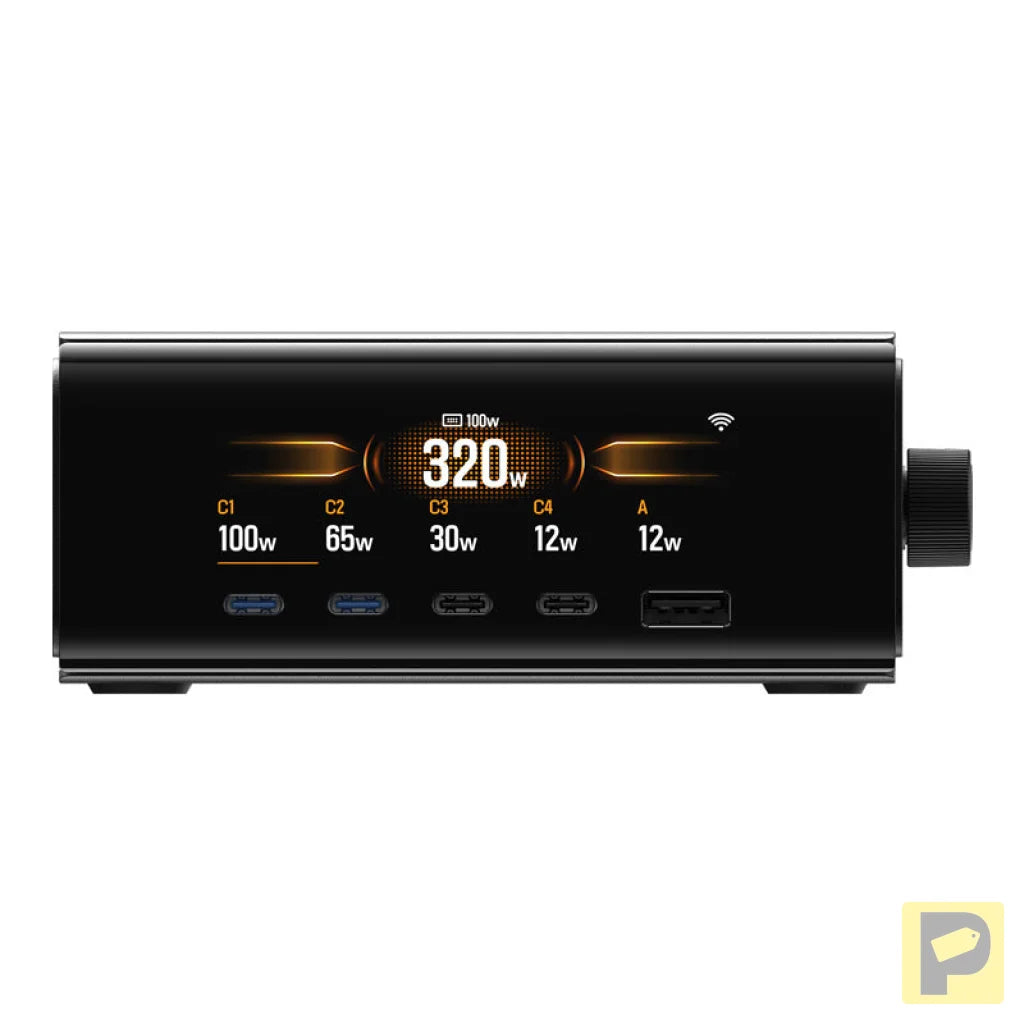 EcoFlow RAPID Pro 320W docking station, 4xUSB-C, 1xUSB-A, GaN