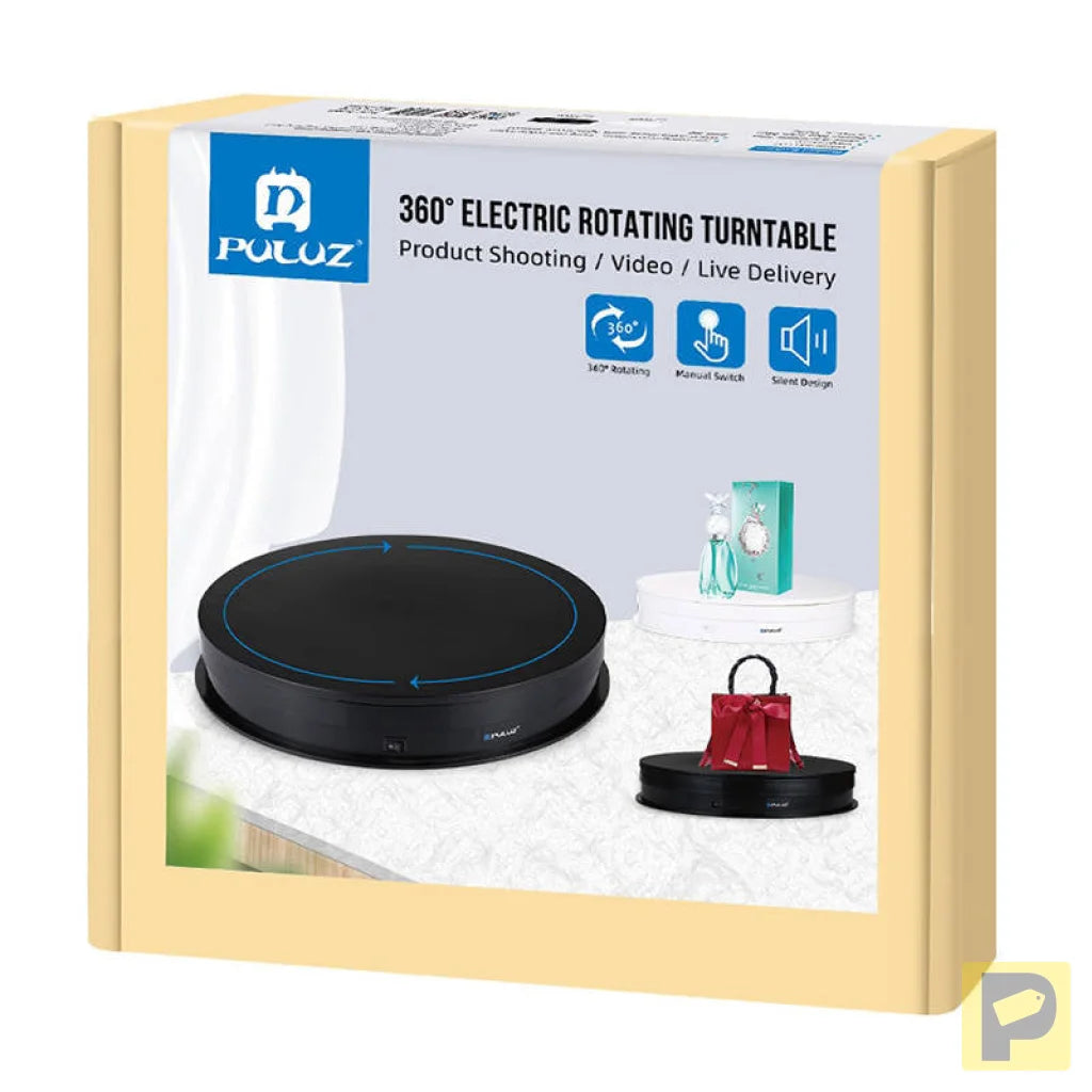 Electric Rotating Turntable Display Puluz 30cm USB (black)