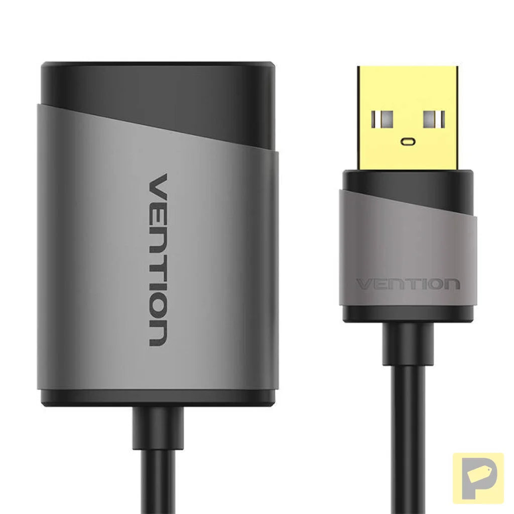 External USB Sound Card Vention CDKHB, TRS 3.5mm, 0.15m (gray)