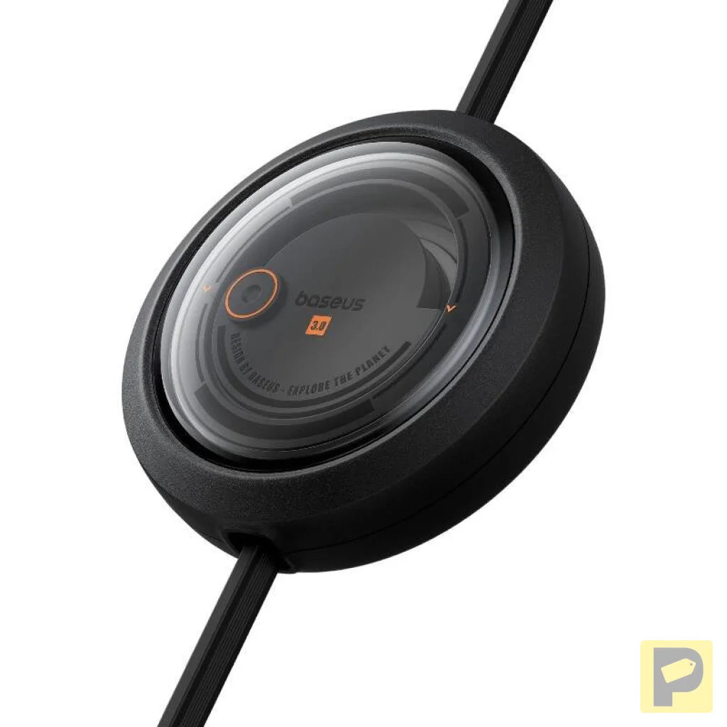 Fast Charging Cable 3in1 Baseus Free2Draw USB-C to USB-C/Lightning/Micro 100W, 1,1m (black)