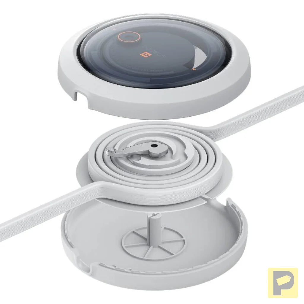 Fast Charging Cable 3in1 Baseus Free2Draw USB-C to USB-C/Lightning/Micro 100W, 1,1m (white)