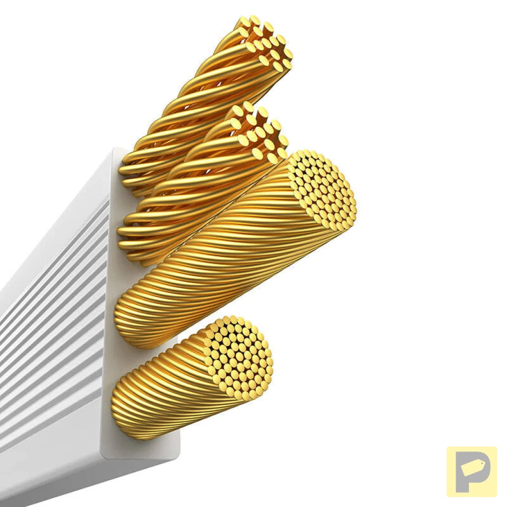 Fast Charging Cable 3in1 Baseus Free2Draw, USB to micro USB+USB-C+Lightning, 3.5A, 1.1m (white)