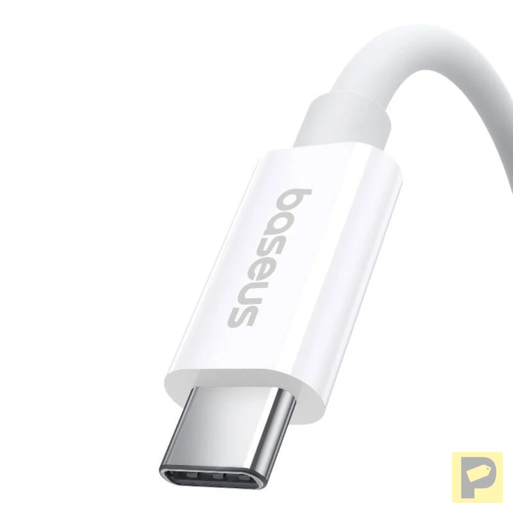 fast Charging Cable Baseus Superior 2 USB-C to USB-C 240W, 1,8m (white)