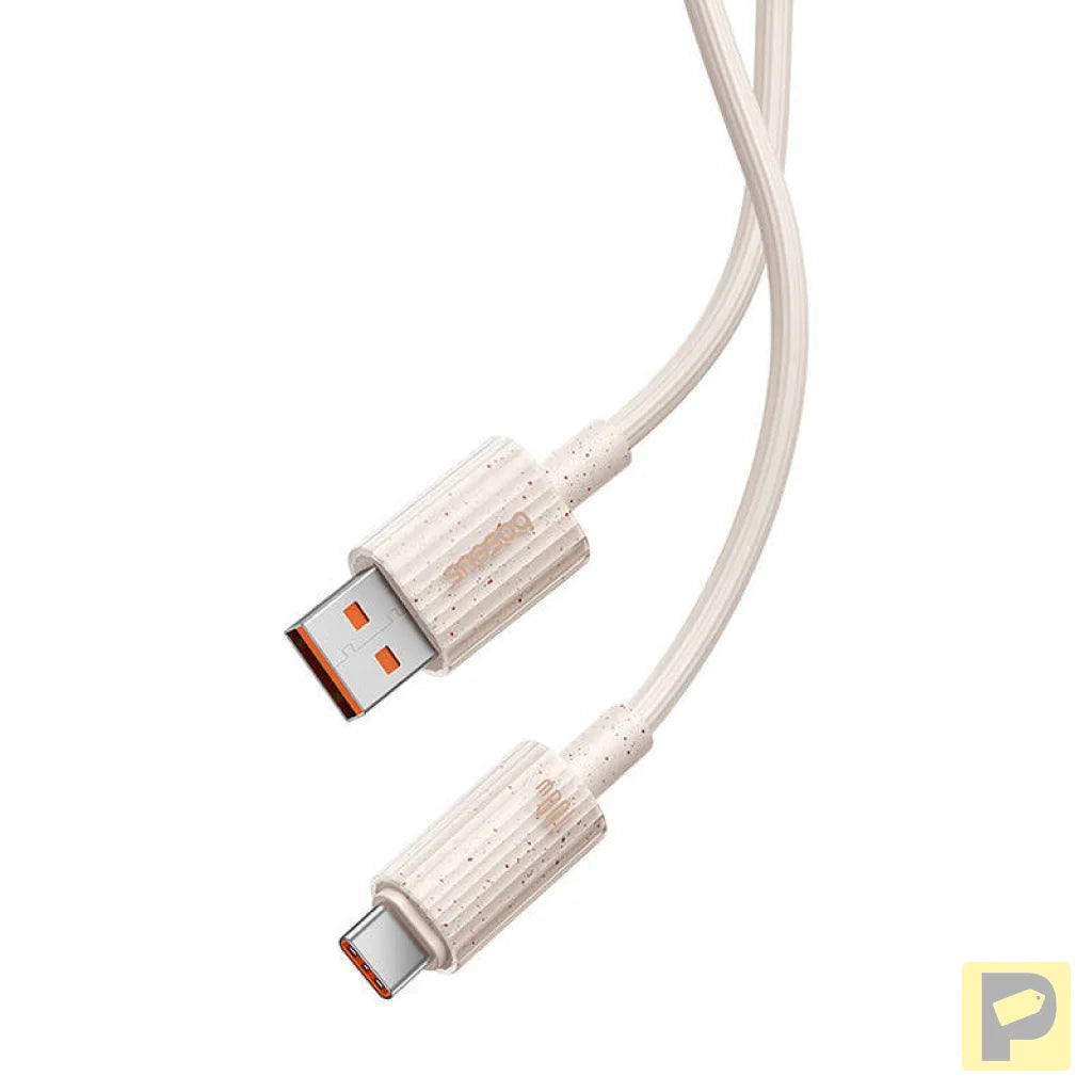 Fast Charging cable Baseus USB to USB-C Habitat Series 2m 100W (pink)