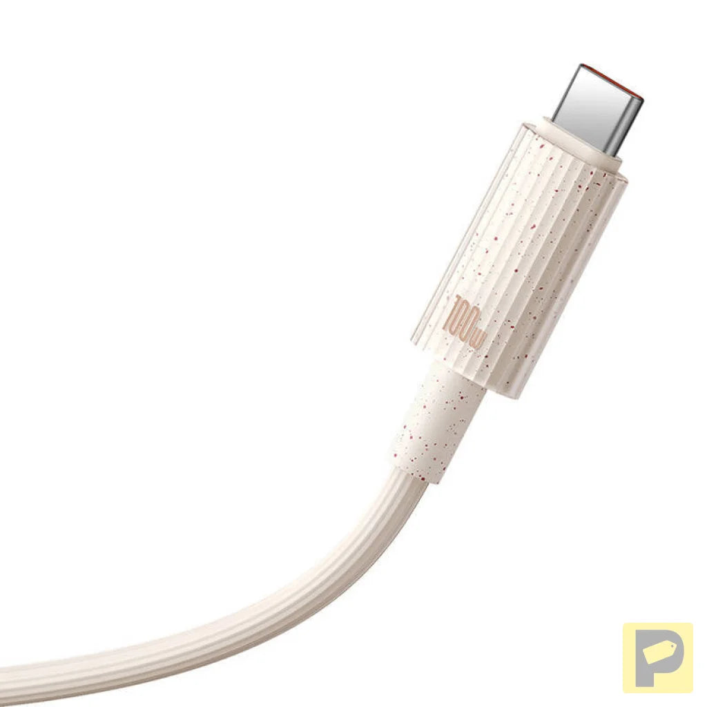 Fast Charging cable Baseus USB to USB-C Habitat Series 2m 100W (pink)