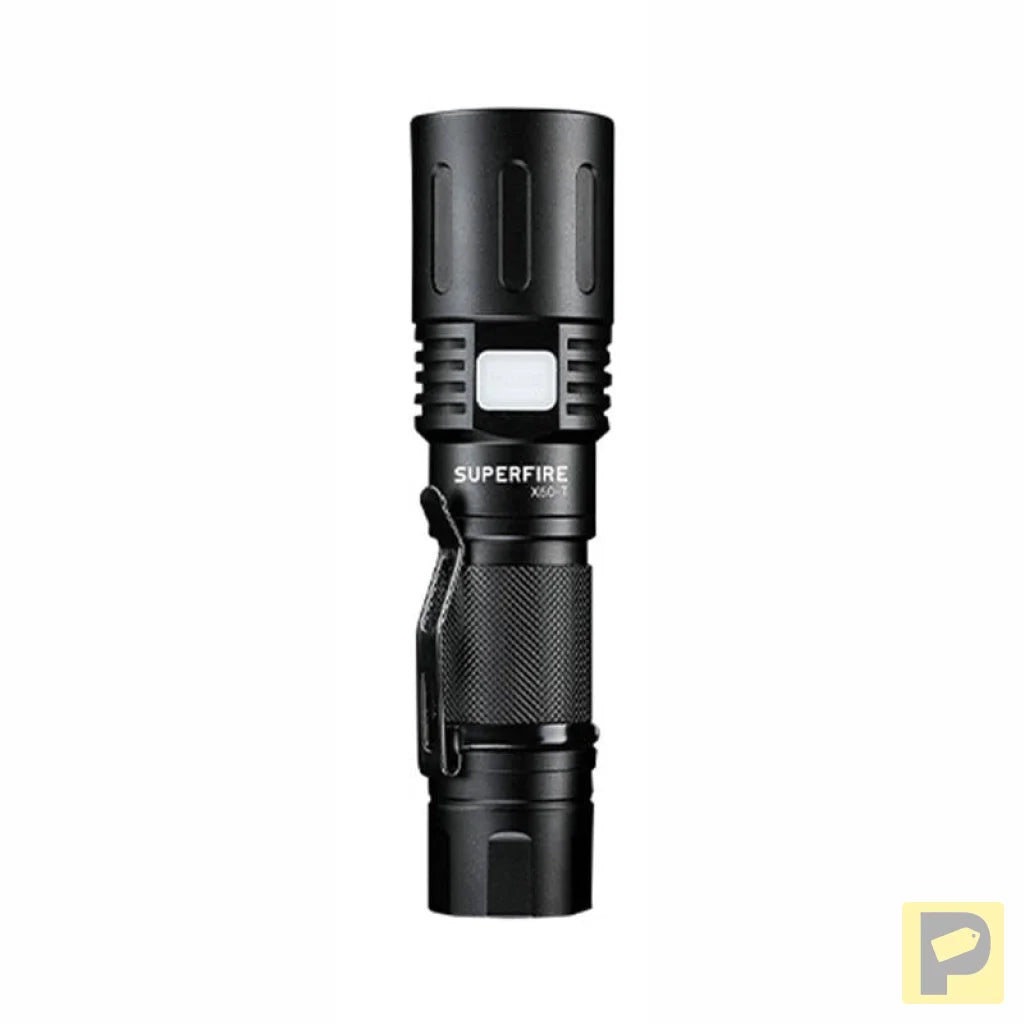Flashlight Superfire X60-T, 1500lm, USB