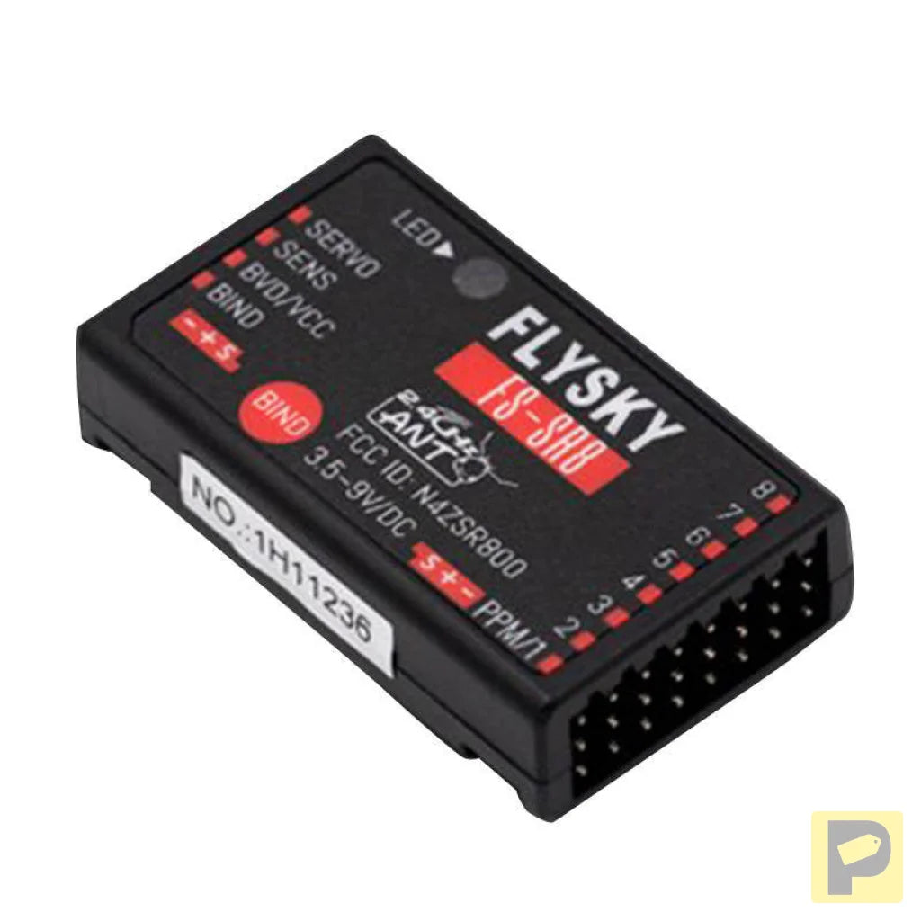FlySky Receiver FS-SR8, 8 channels AFHDS 3