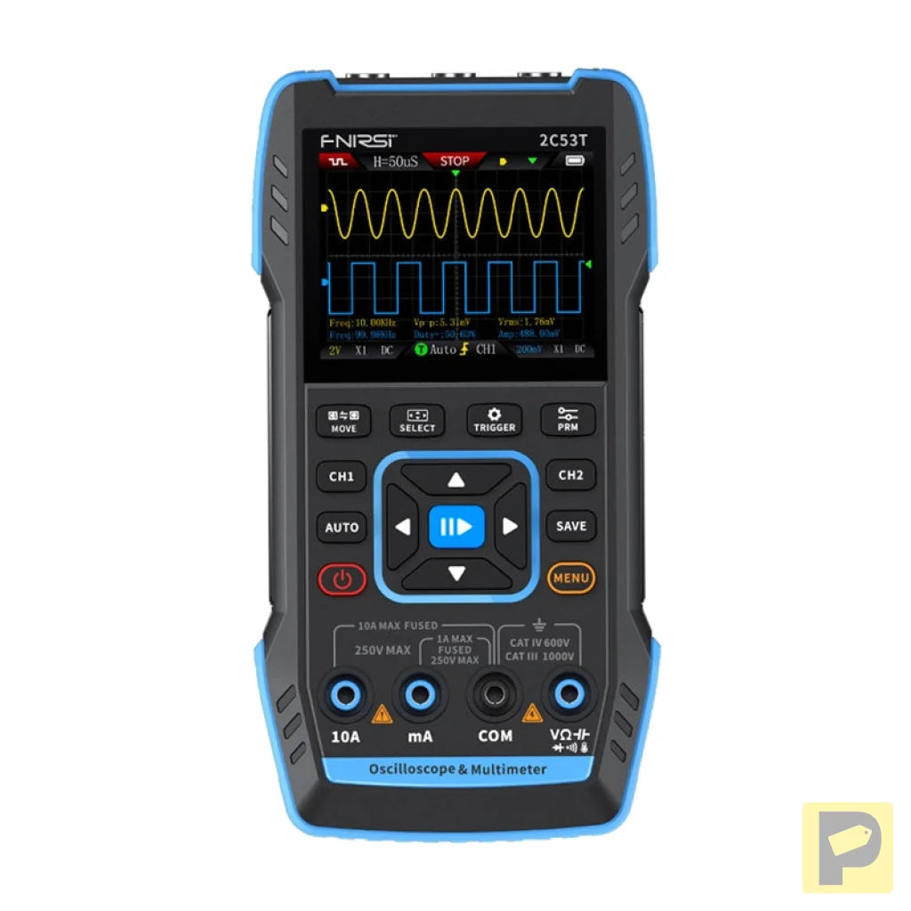FNIRSI 2C53T portable 3in1 oscilloscope multimeter signal generator