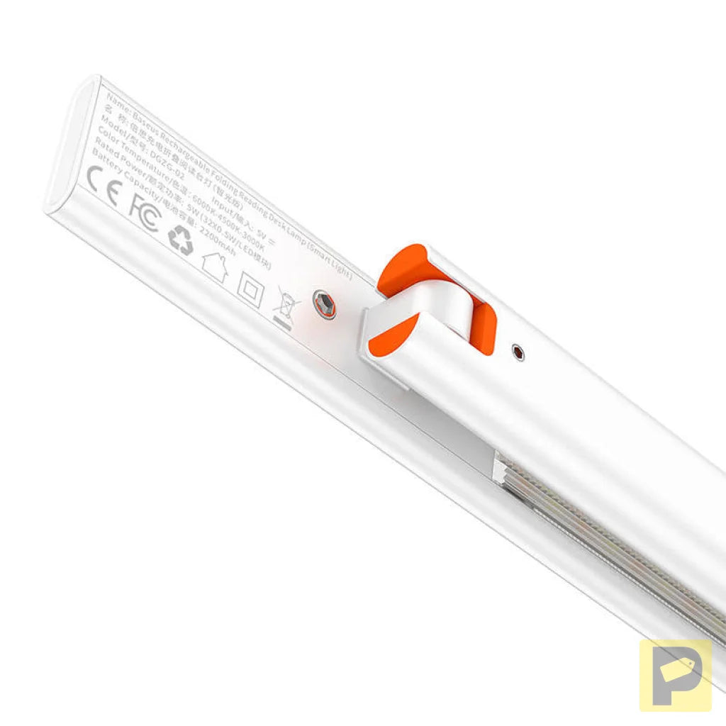 Folding desk lamp Baseus Smart Eye rechargeable (white)
