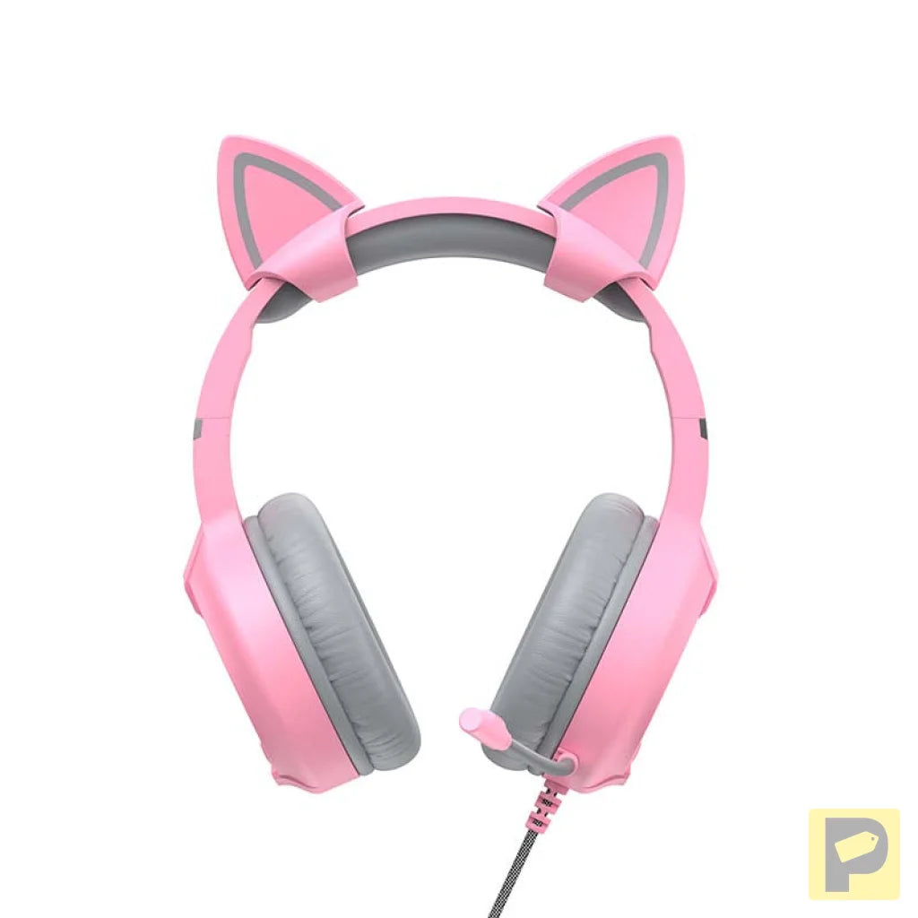 Gaming headphones Havit GAMENOTE H2233d  RGB (pink)