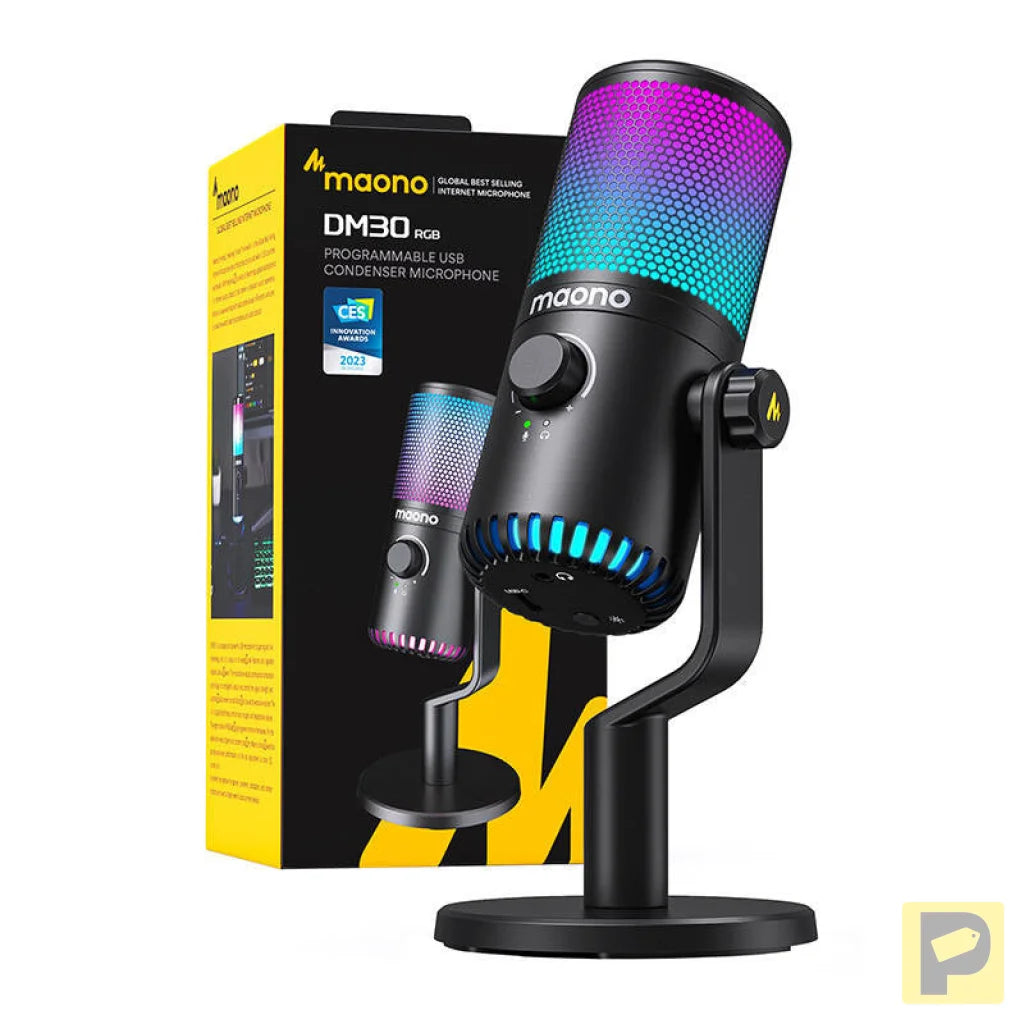 Gaming Microphone Maono DM30RGB (black)