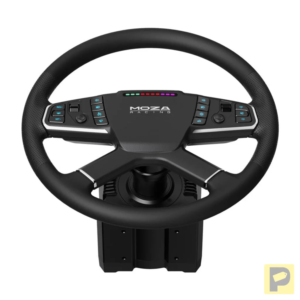 Gaming set - R5 base + TSW truck steering wheel + SRP-Lite pedals + Moza Racing RS071 clamps (PC)