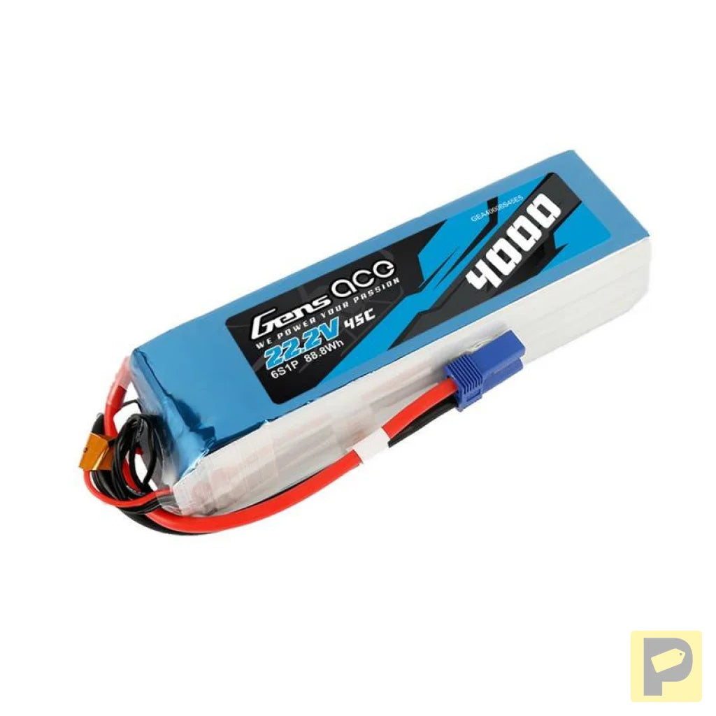 Gens Ace 4000mAh 22.2V 45C 6S1P battery