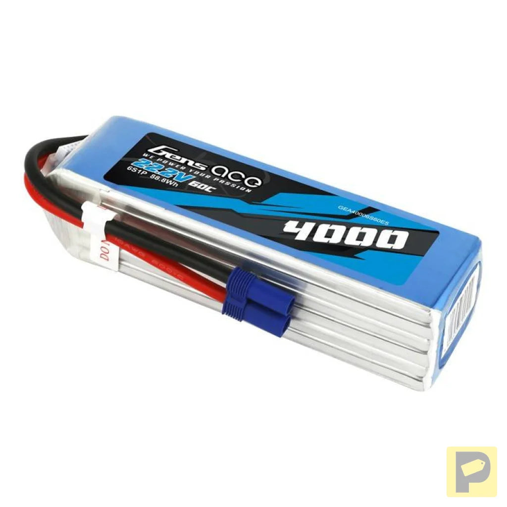 Gens Ace 4000mAh 22.2V 60C 6S1P EC5 battery