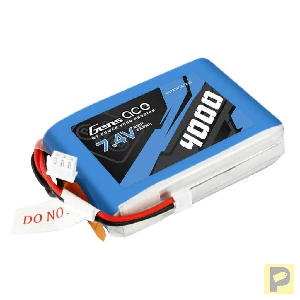 Gens Ace 4000mAh 7.4V 1C LiPo battery