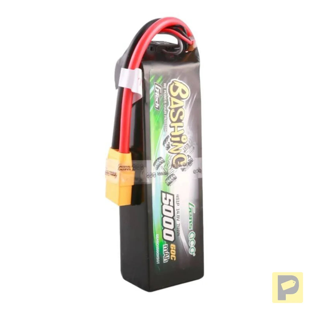 Gens ace G-Tech 5000mAh 14.8V 4S1P 60C Lipo Battery Pack with XT90 Plug-Bashing Series