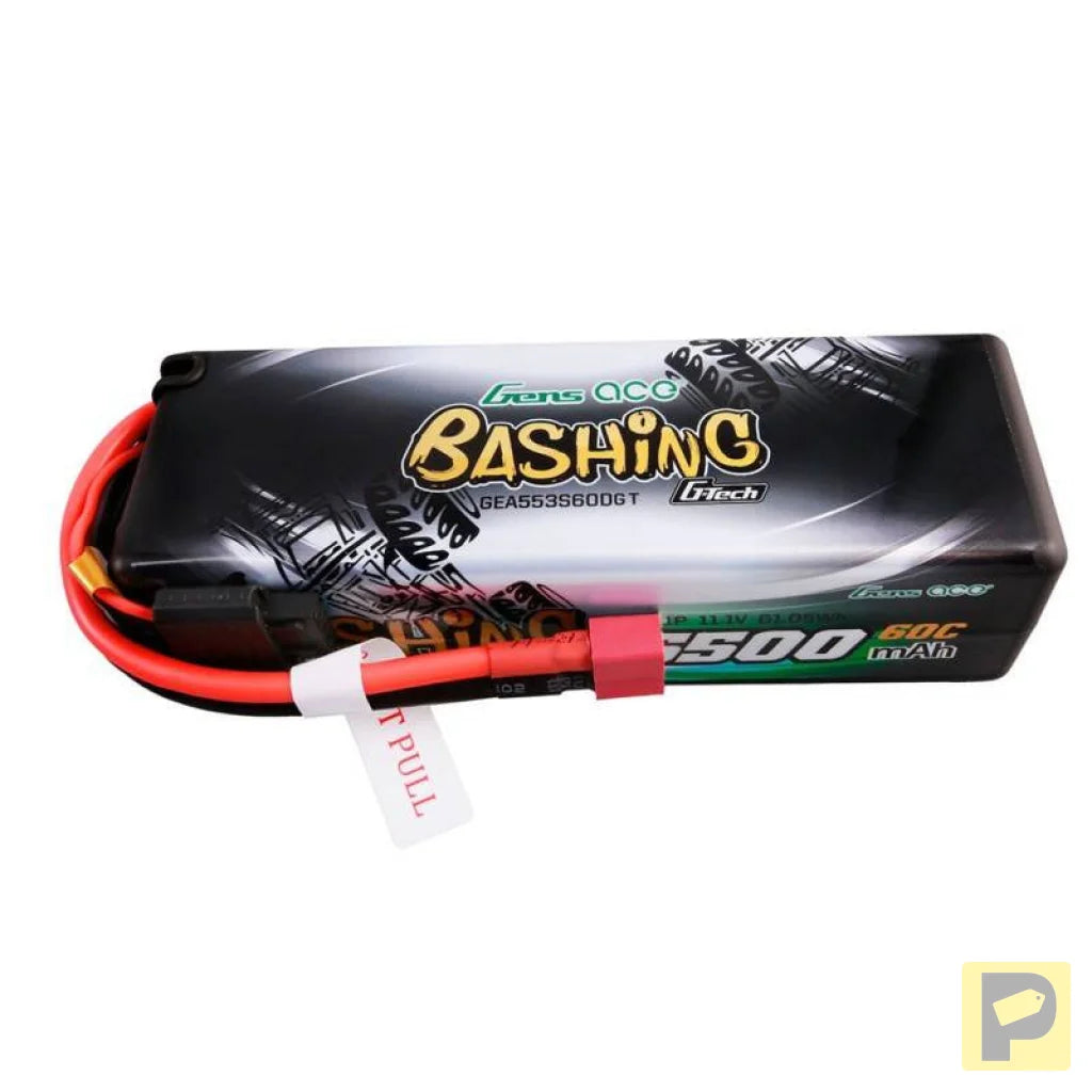 Gens ace G-Tech 5500mAh 11.1V 3S1P 60C HardCase 15# car Battery