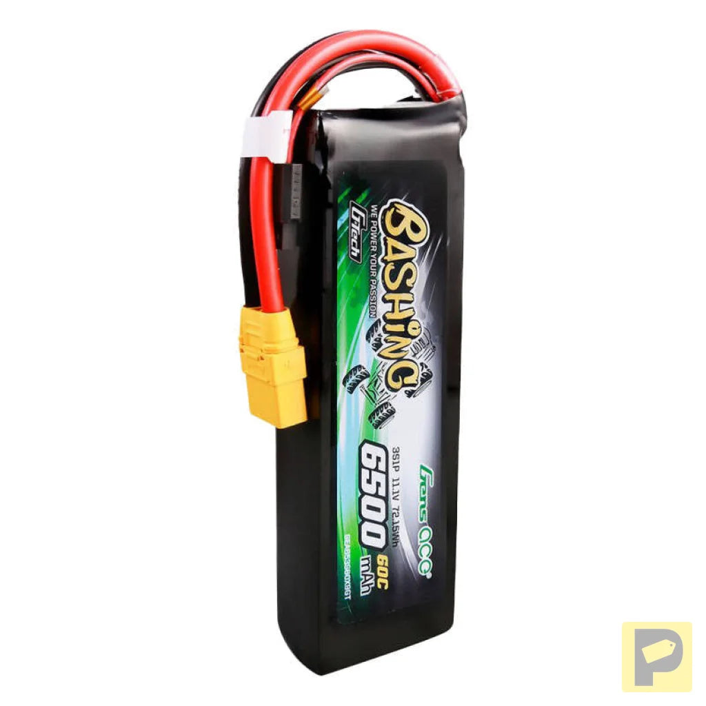 Gens ace G-Tech 6500mAh 11.1V 60C 3S1P Lipo Battery Pack with XT90-Bashing Series