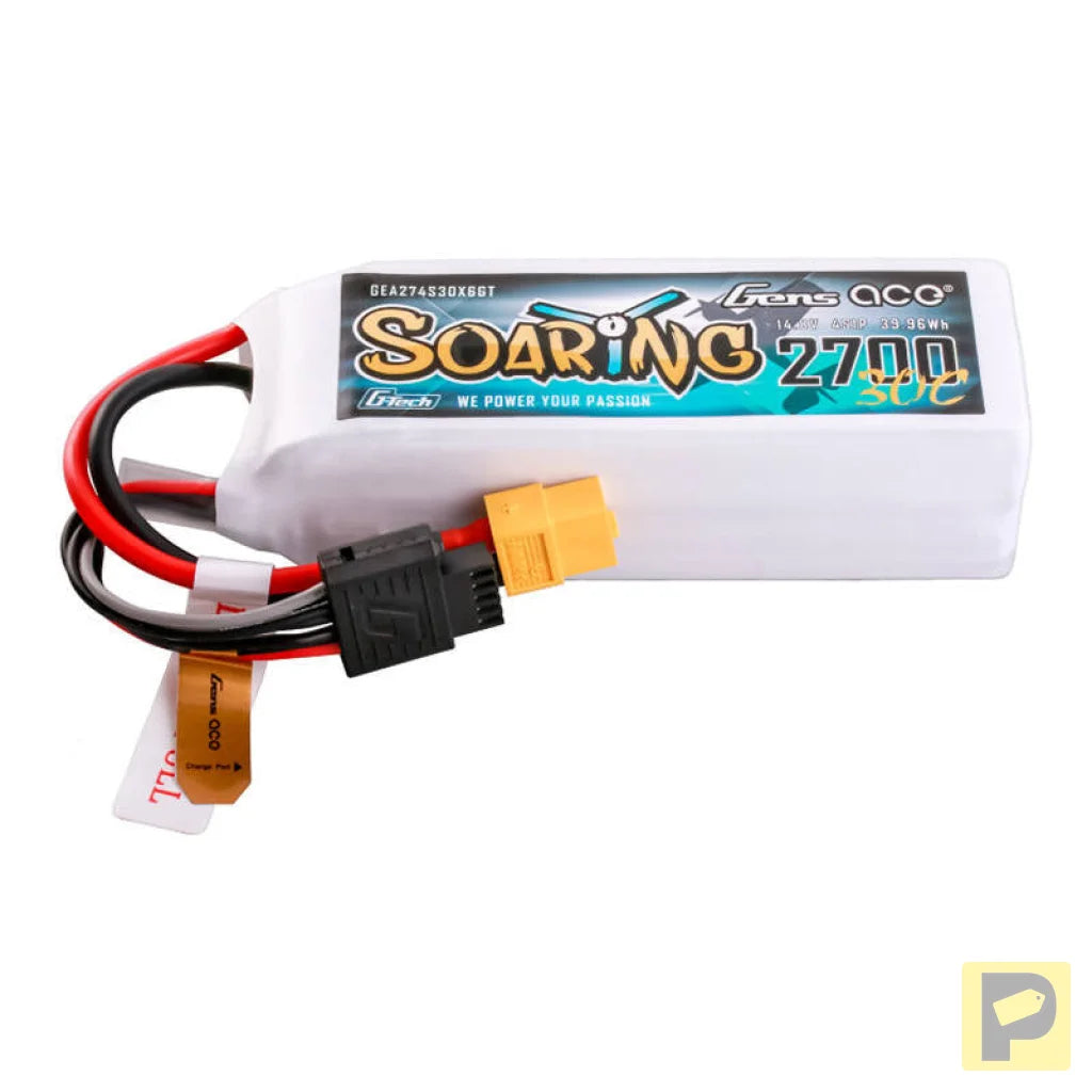 Gens ace G-Tech Soaring 2700mAh 14.8V 30C 4S1P LiPo XT60