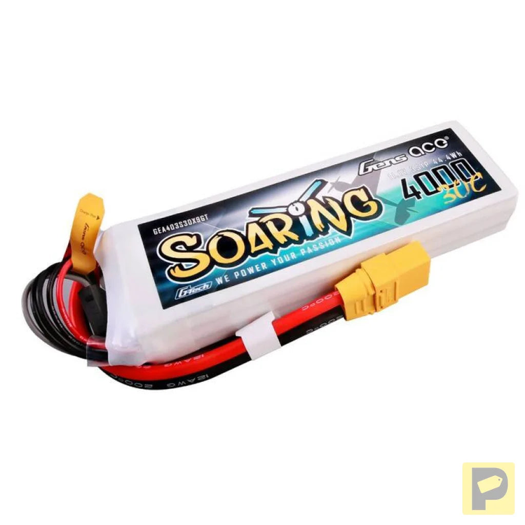 Gens ace G-Tech Soaring 4000mAh 11.1V 30C 3S1P Lipo Battery
