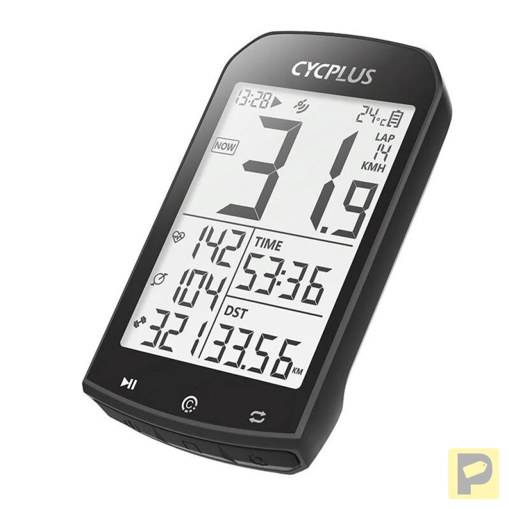 GPS bike computer Cycplus M1 - compatibile with Strava, Trainingpeaks etc.