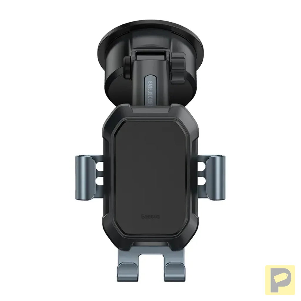 Gravity car mount for Baseus Tank phone with suction cup (black)