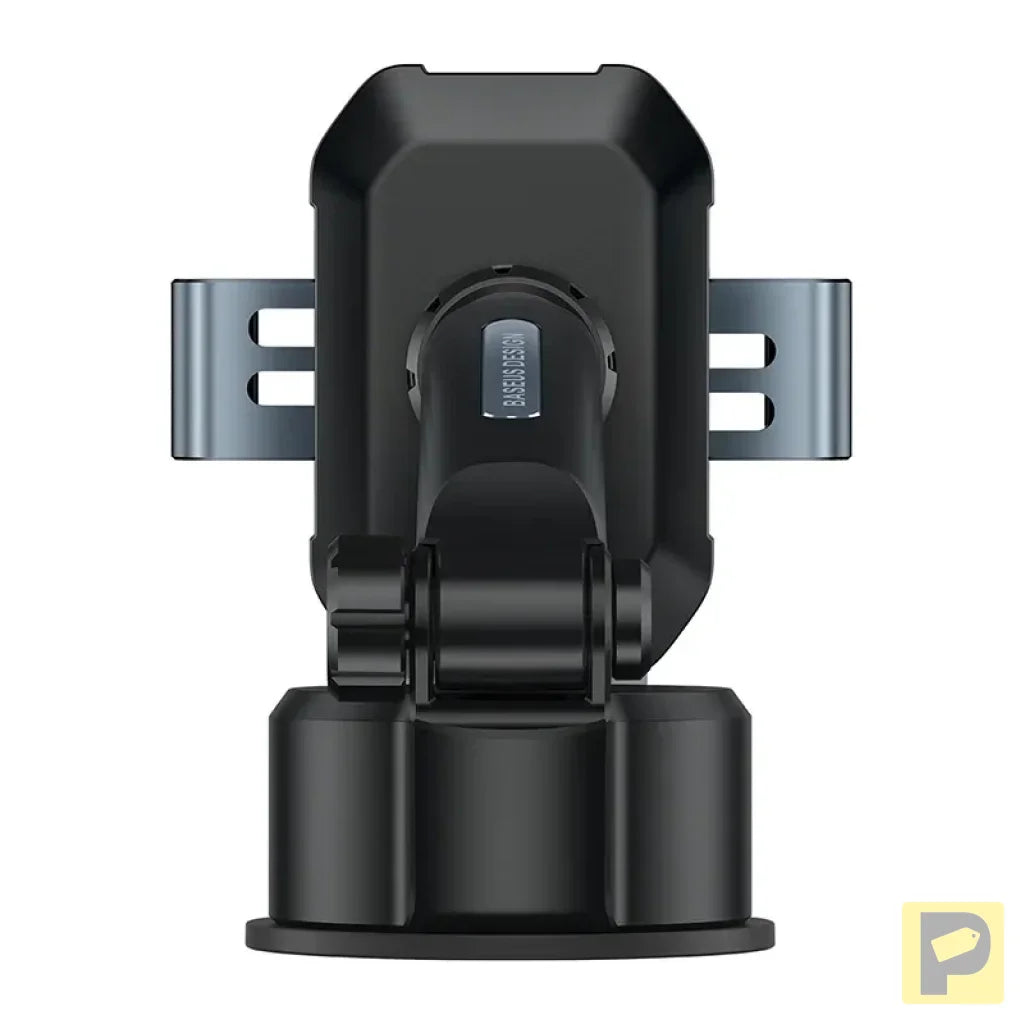 Gravity car mount for Baseus Tank phone with suction cup (black)