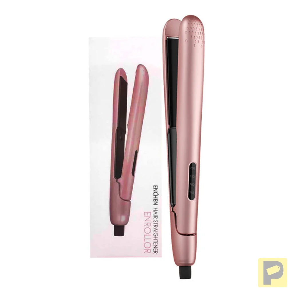 Hair Straightener and Curler  2-in-1 ENCHEN Enrollor