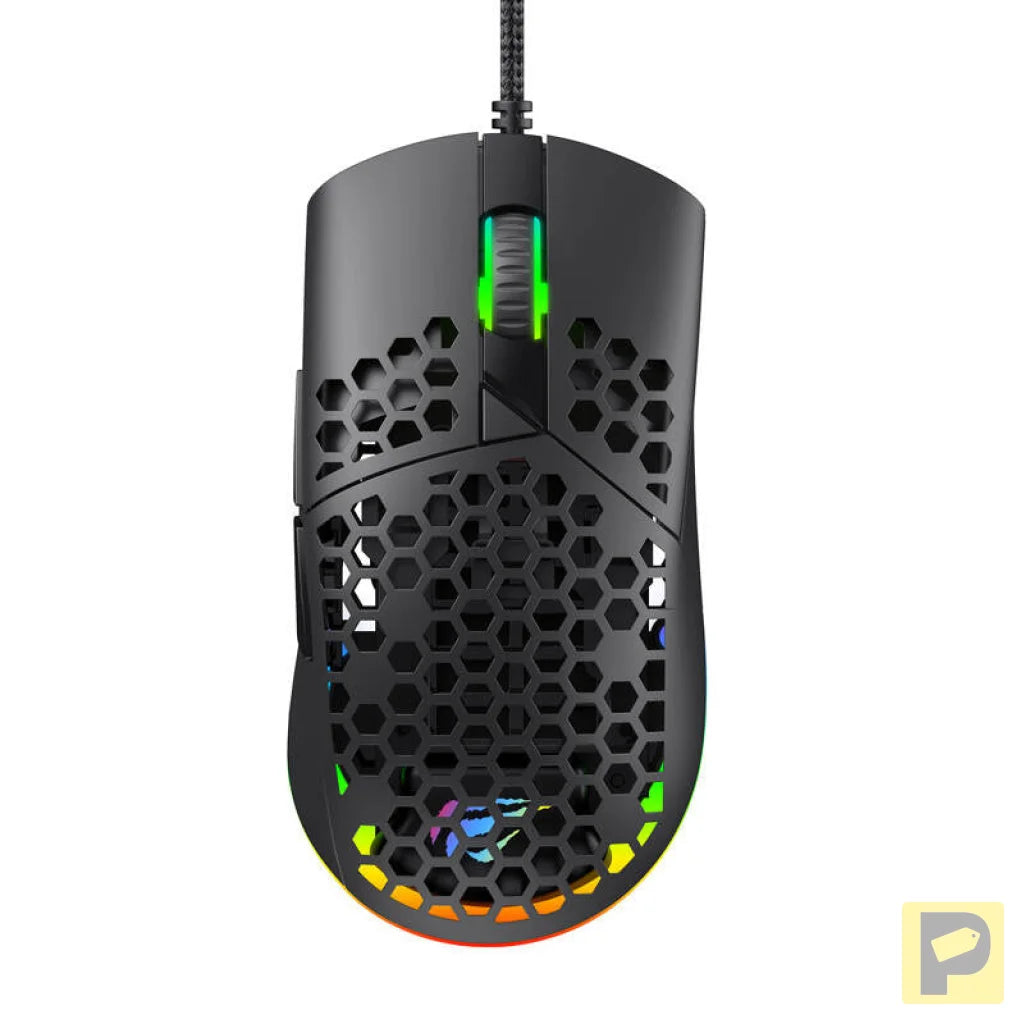 Havit MS1036 RGB wired gaming mouse (black)