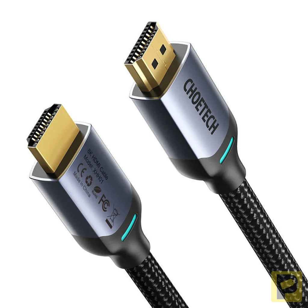 HDMI to HDMI cable Choetech XHH01, 8K, 2m (black)