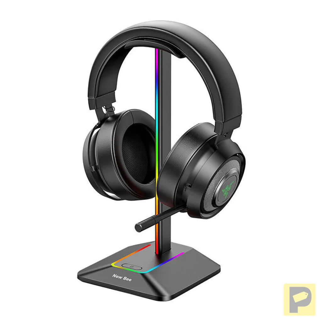 Headphone holder with USB New Bee NB-Z8 RGB