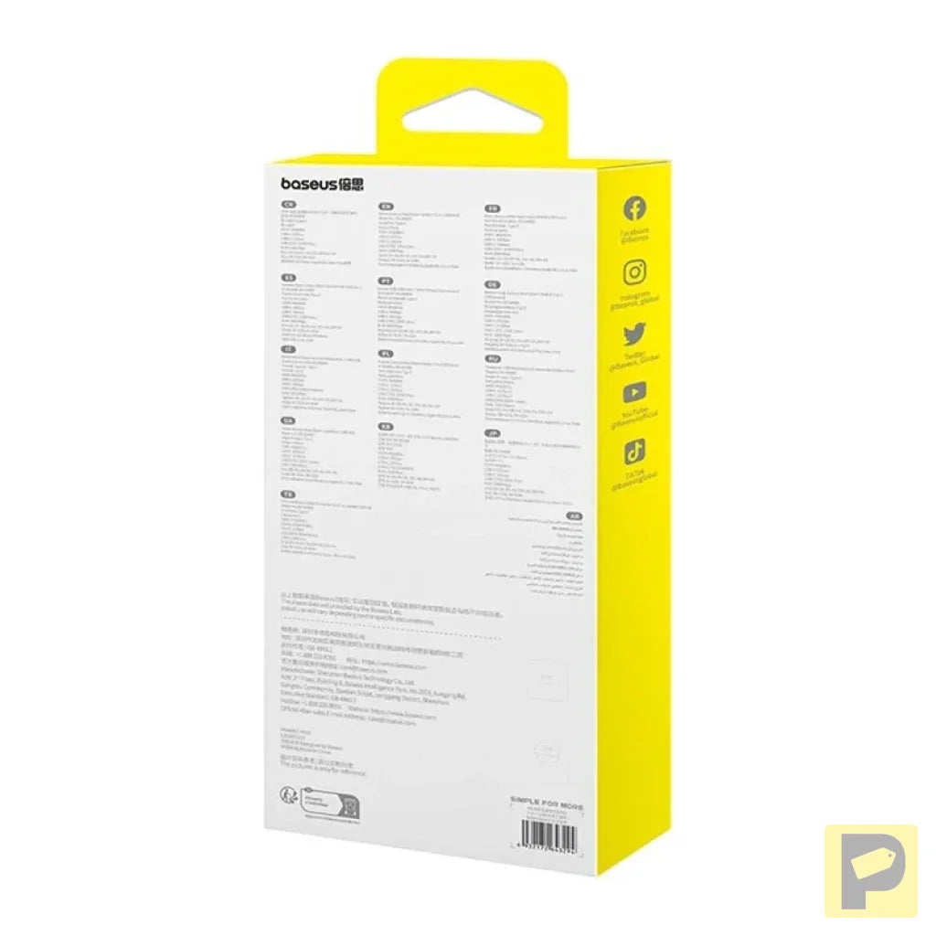 Hub 6in1 Baseus Metal Gleam 2 Series, USB-C to 2xUSB 3.0 +USB-C + HDMI + USB-C PD + Ethernet RJ45