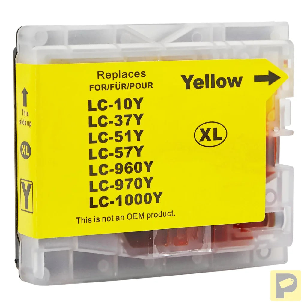 Ink for Brother | LC970Y / LC1000Y | yellow | 36 ml | bulk