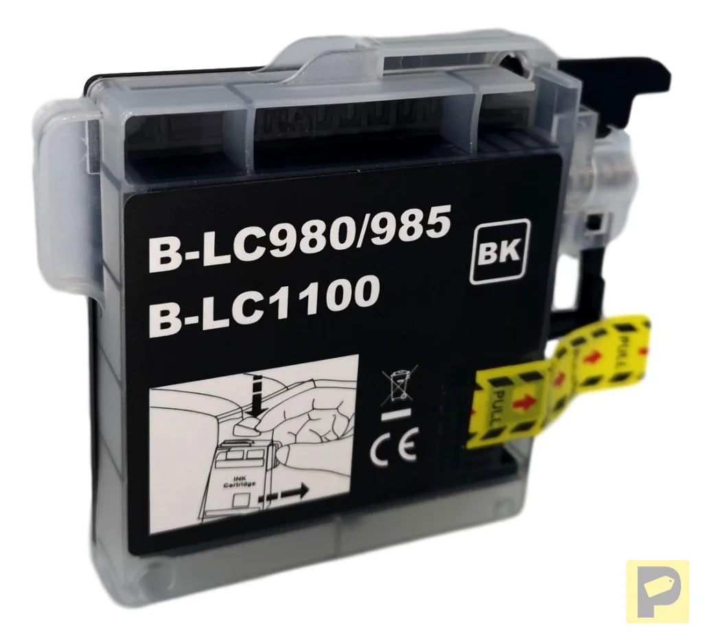Ink for Brother | LC980B / LC985B / LC1100B | black | 24 ml | bulk