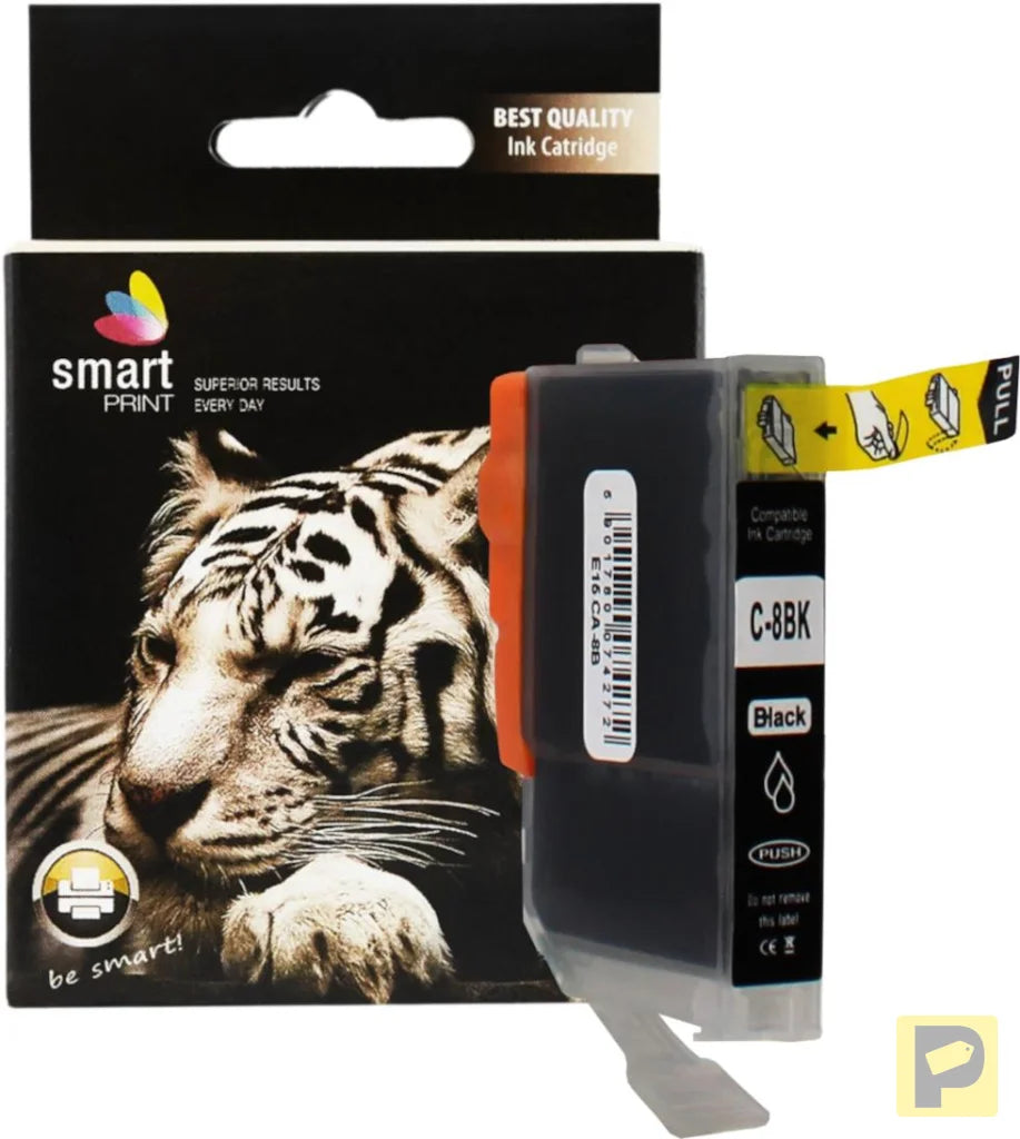 Ink for Canon | 0620B / CLI8BK | black | 14 ml | Smart Print