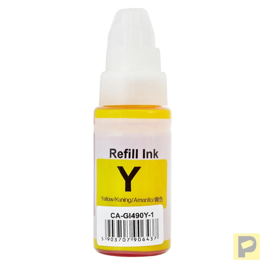 Ink for Canon | GI-490Y | yellow | 70 ml | bulk