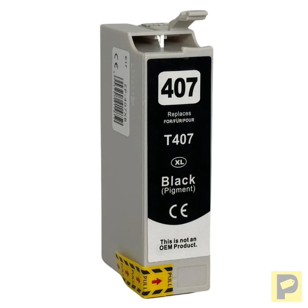 Ink for Epson | 407XL / T07U1 | black | 45 ml | bulk