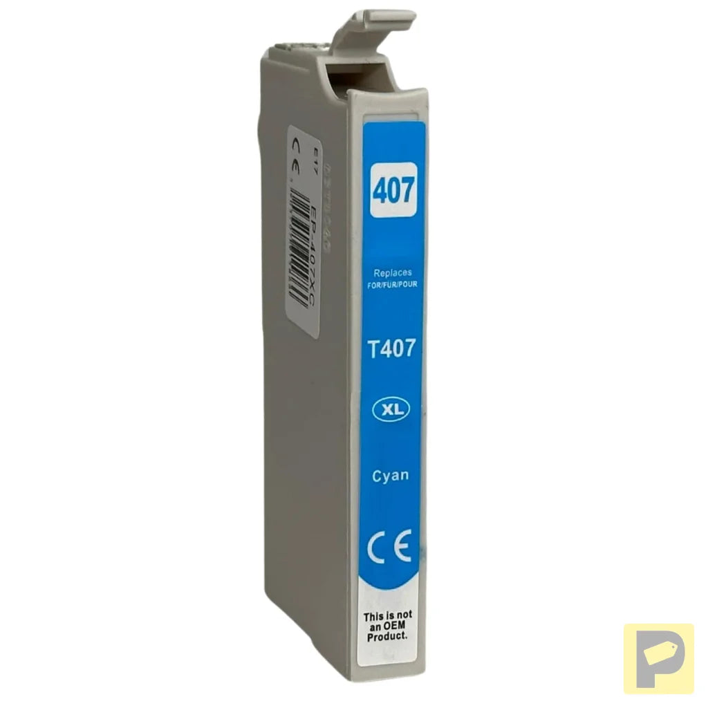 Ink for Epson | 407XL / T07U2 | cyan | 26 ml | bulk