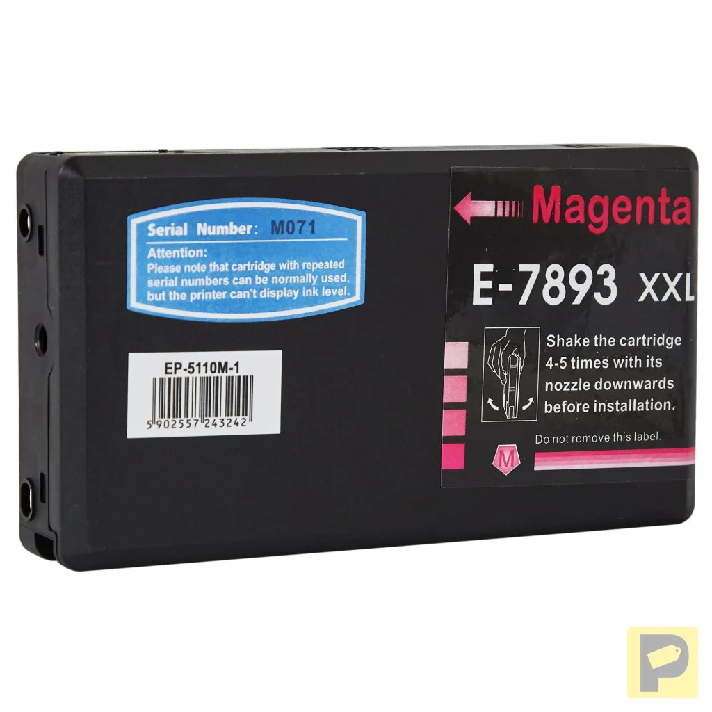 Ink for Epson | C13T789340 / T7893 | magenta | 36 ml | bulk