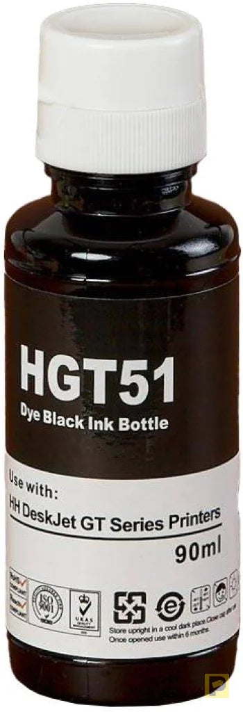 Ink for HP | X4E40AE | black | 90 ml | bulk