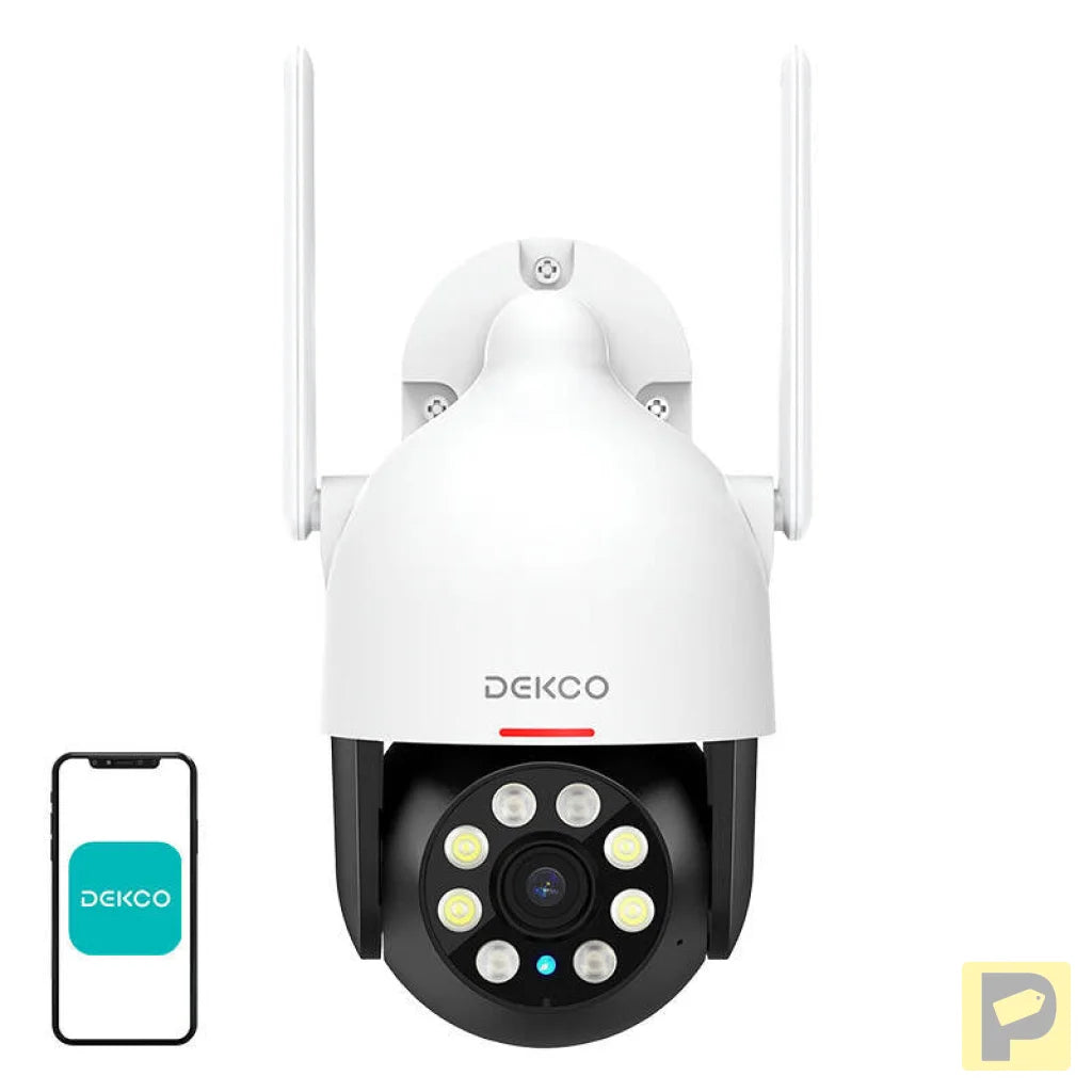 IP Outdoor camera WiFi DEKCO DC5L 2K QHD 166°