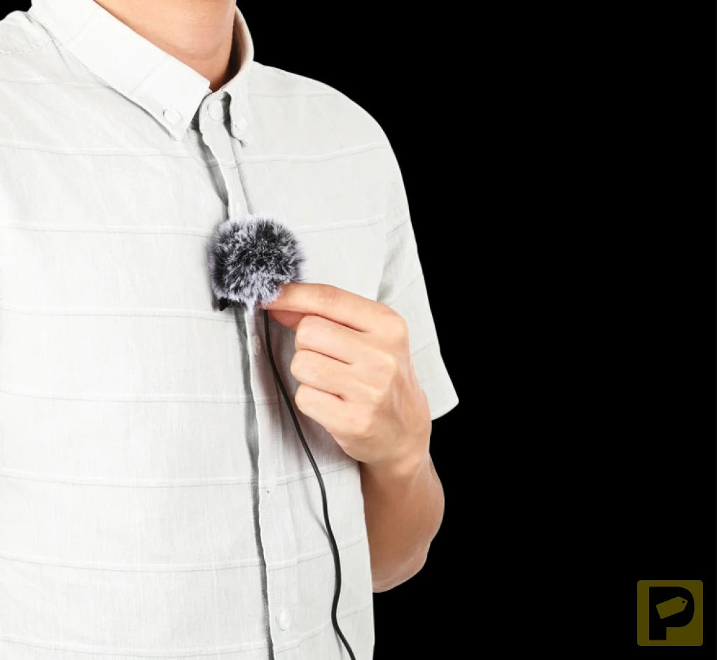 Jack Puluz tie microphone with clip PU425 1.5m USB-C