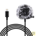 Jack Puluz tie microphone with clip PU426 1.5m 3.5mm Lightning