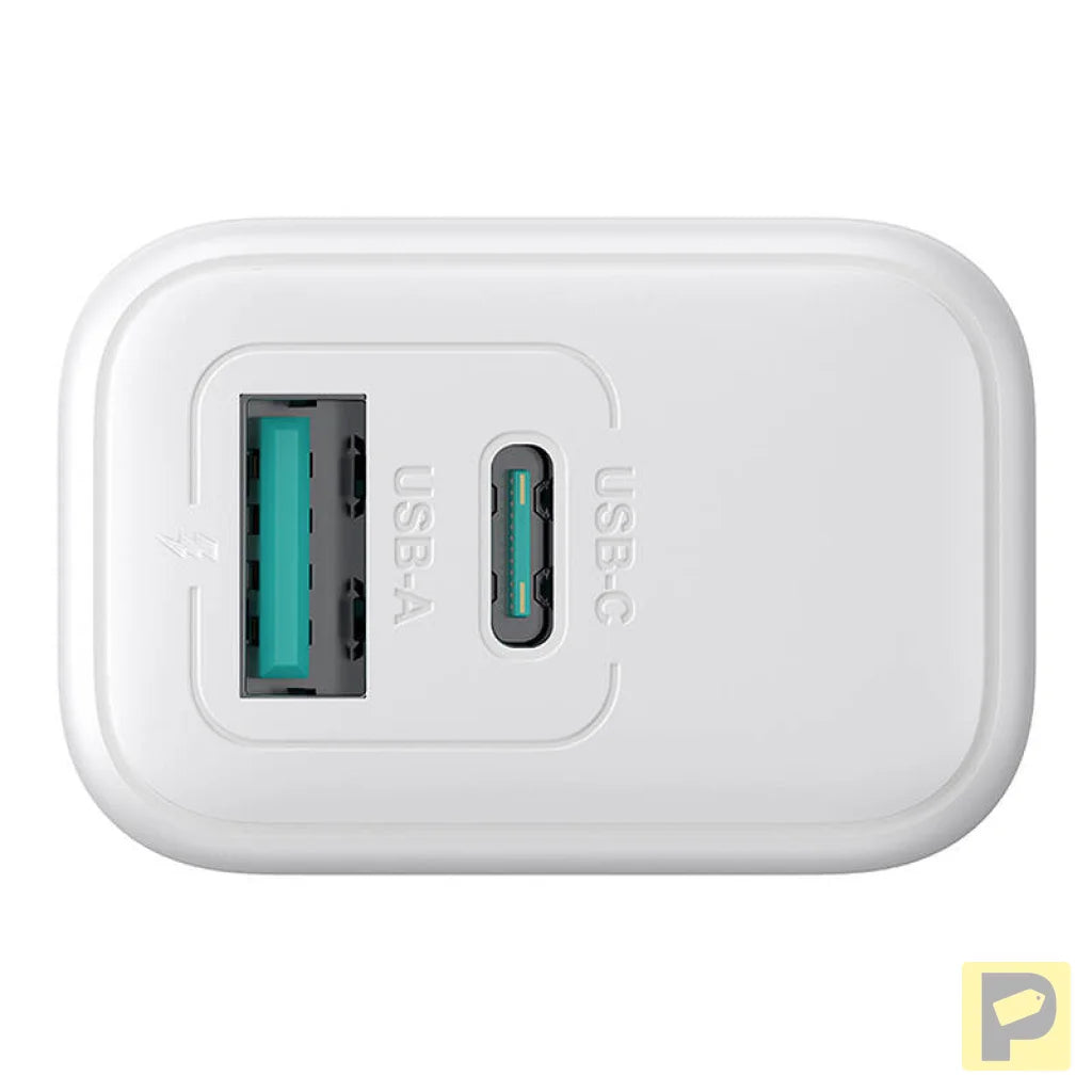 Joyroom JR-TCF21 Dual-Port (A+C) Power Charger (white)