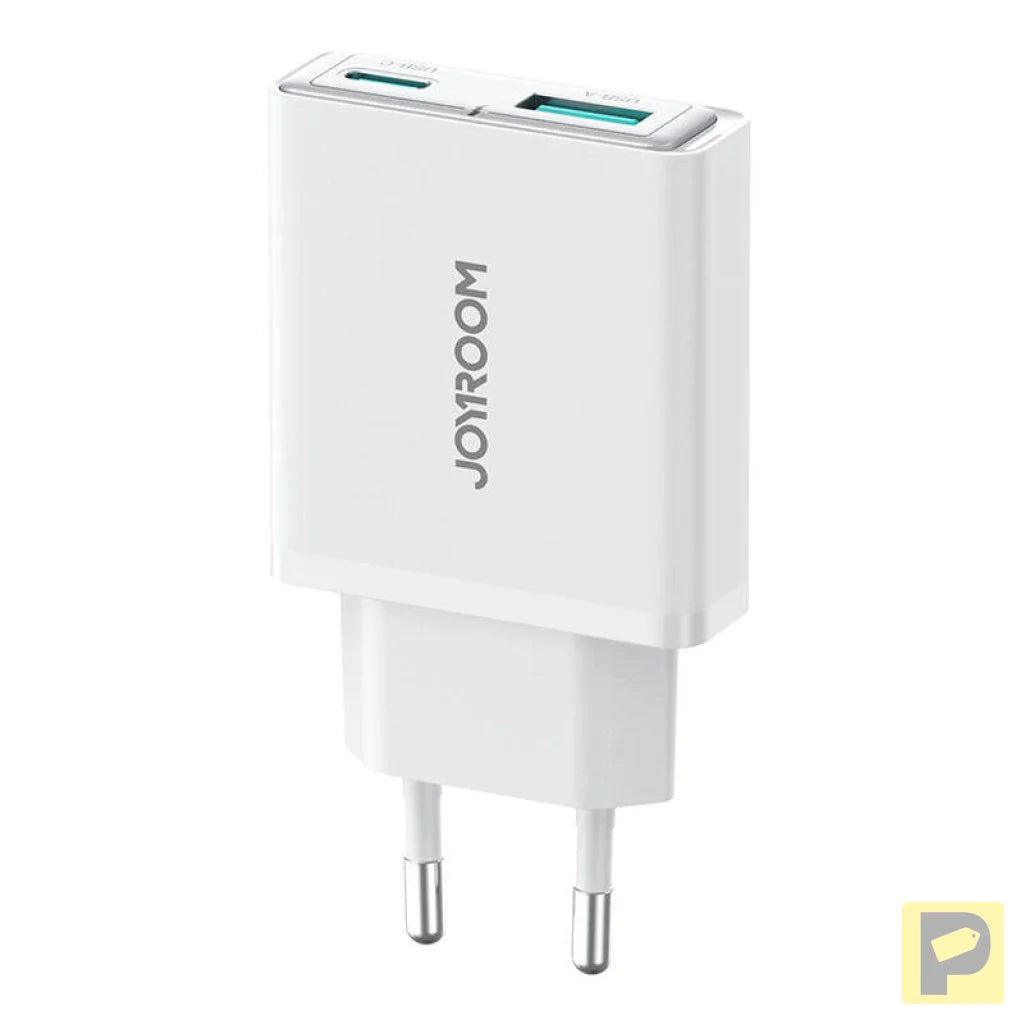 Joyroom mains charger JR-TCF14 (A+C) Super Slim 20W (white)