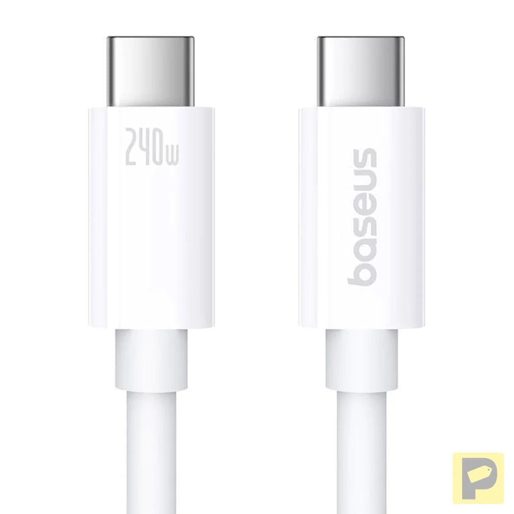 Kabel USB-C do USB-C Baseus Superior USB4, 240W, 1m (biały)
