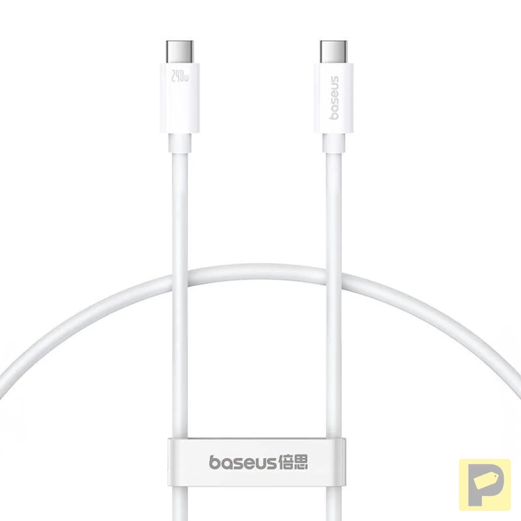 Kabel USB-C do USB-C Baseus Superior USB4, 240W, 1m (biały)