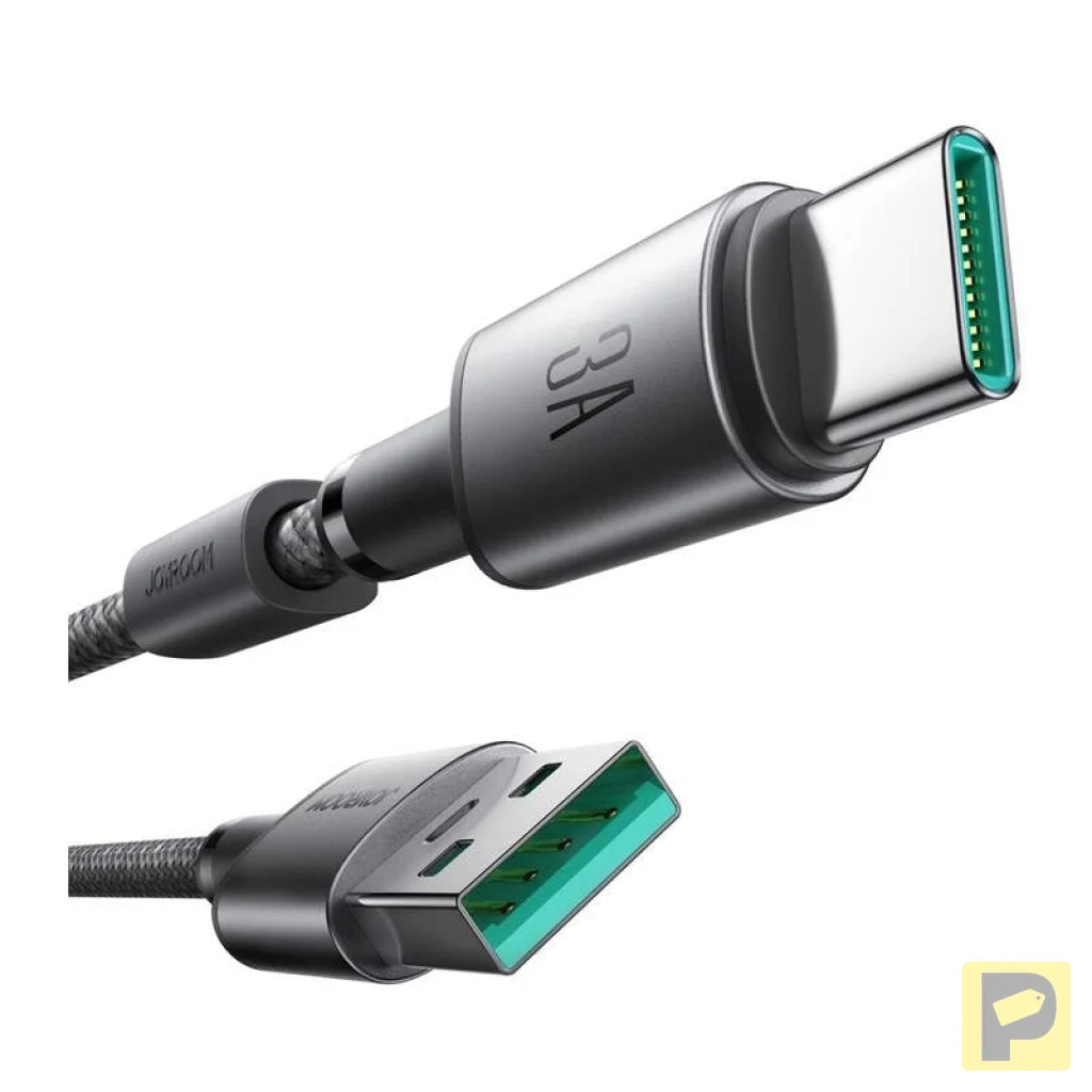 Kabel USB - USB-C Joyroom S-A50 Unlimited 3A 1.2m szary